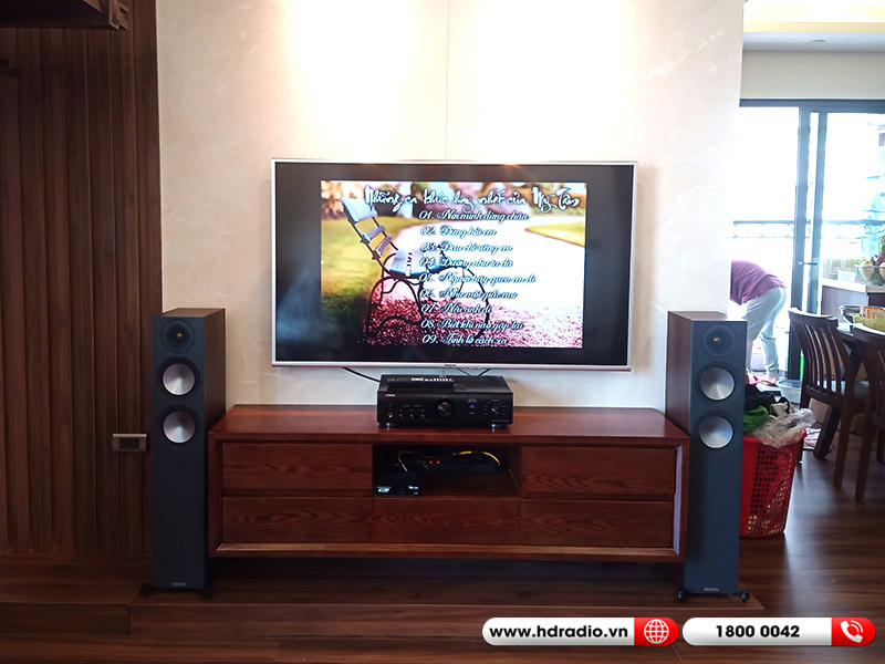 dan nghe nhac hifi su dung Ampli Denon PMA-600NE 