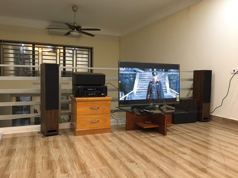 Lắp Bộ dàn âm thanh xem phim 5.1 AT-GD03 cho anh Quyết ở Phú Thọ