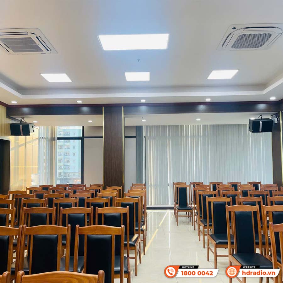 Lắp bổ sung Loa JBL Ki512 và Setup lại hệ thống âm thanh hội trường tại Công Ty Điện Lực Hà Đông