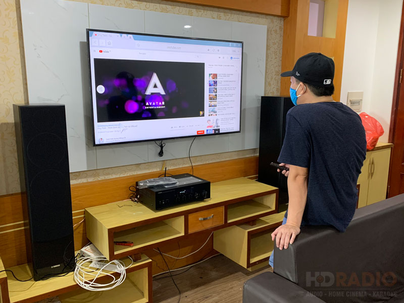 Lắp dàn nghe nhạc mini hay, giá rẻ cho anh Thế Anh ở Hà Đông