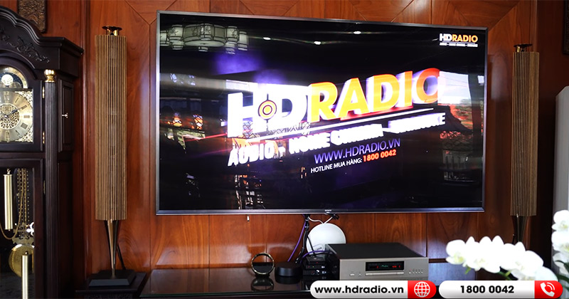 Hoàn thiện phòng khách gia đình anh Thi ở Bắc Ninh với loa B&O Beolab 18 Trị giá gần 300 Triệu