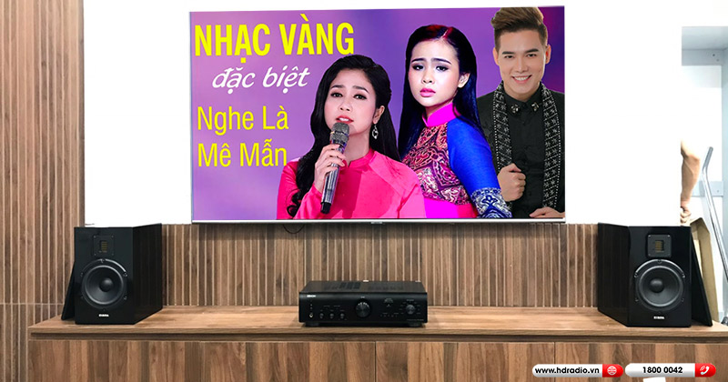 Lắp dàn nghe nhạc Mini Denon hay cho anh Toản ở Cầu Giấy (Amply Denon PMA 800NE, Loa Piega Classic 3.0)