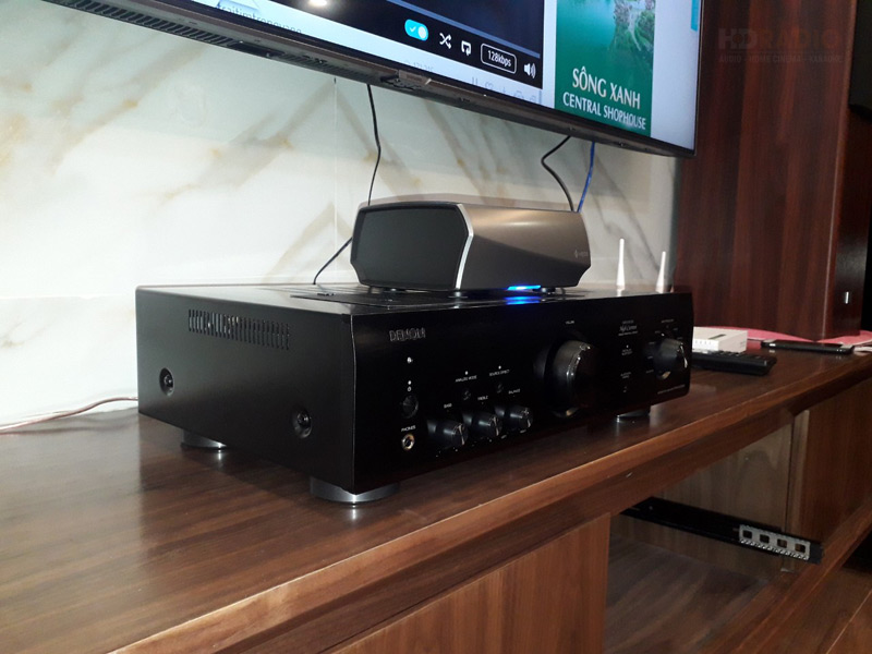 Ampli Denon PMA-600NE va DAC roi