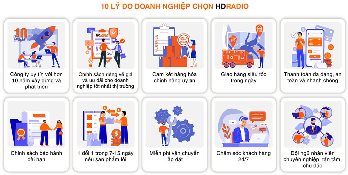 ly do doanh nghiệp chọn hdradio ly do doanh nghiệp chọn hdradio