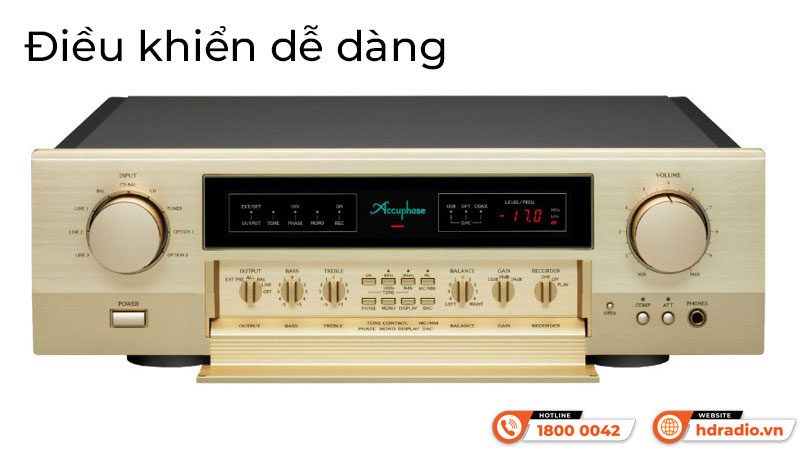 Điều khiển Power Amply Accuphase C2150