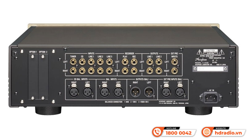 Kết nối Power Amply Accuphase C2150