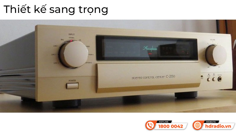 Thiết kế Power Amply Accuphase C2150