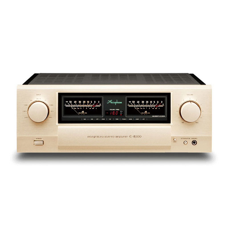 Amply Accuphase E-4000 (AAVA, 260 watt / CH ở 4 Ohm, 180 watt / CH ở 8 Ohm)