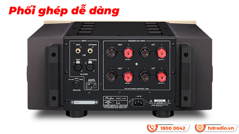 Kết nối Amply Accuphase A-48S