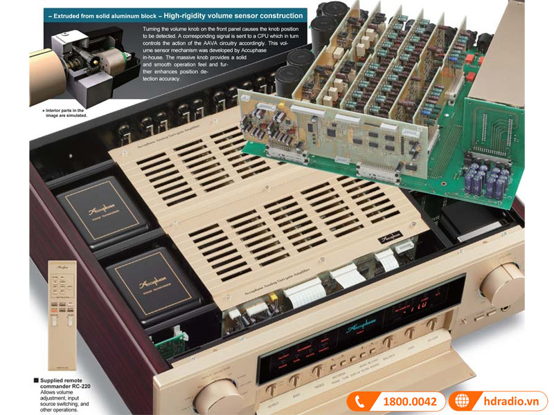 Thiết kế bên trong gọn gàng tách thành hai kênh riêng biệt