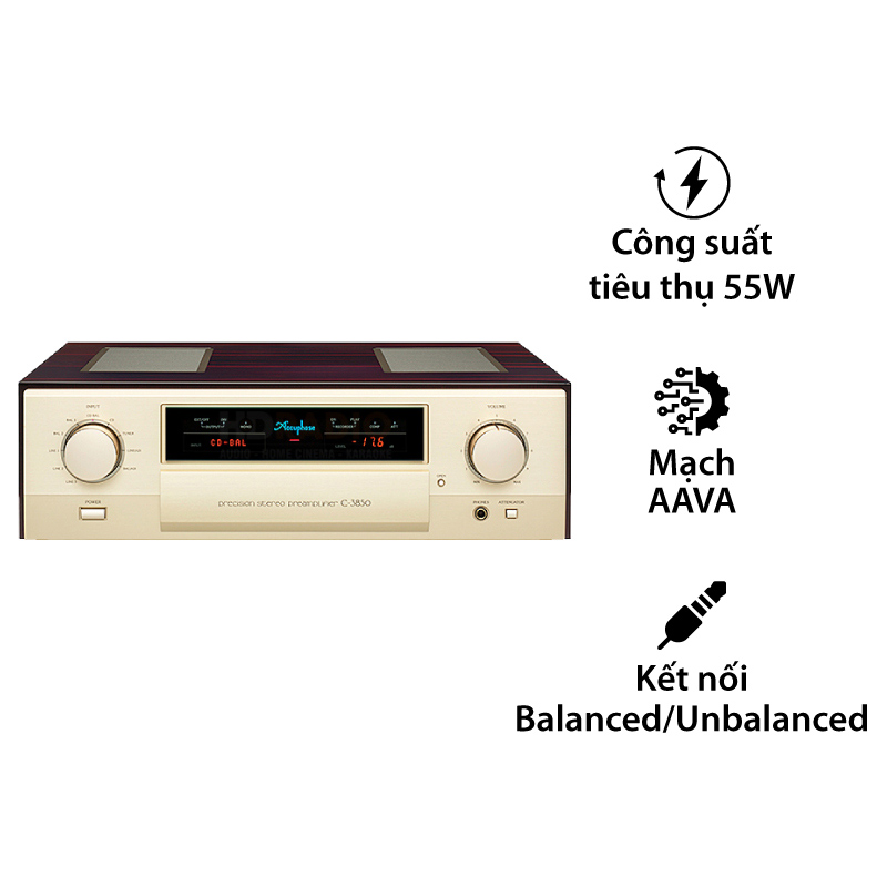 Pre Amply Accuphase C3850, 2 Kênh