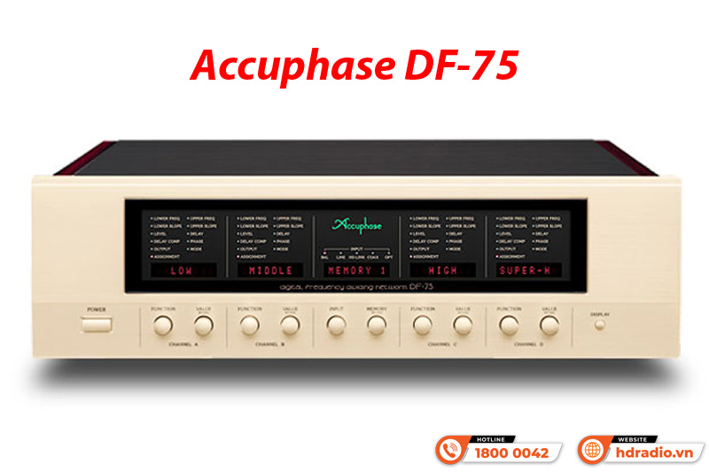 Pre Amply + Digital Frequency Dividing Network Accuphase DF-75