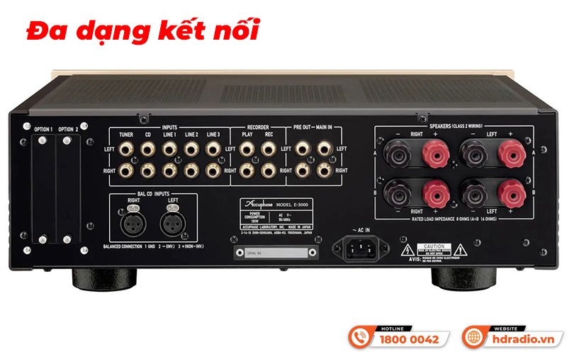 Kết nối Amply Accuphase E-3000