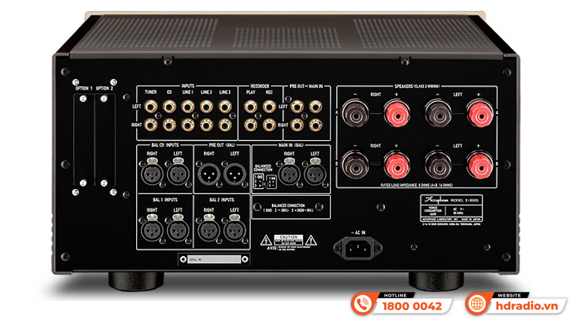 Kết nối Amply Accuphase E-800S