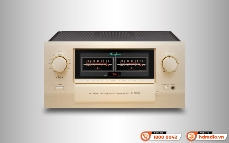 Thiết kế Amply Accuphase E-800S