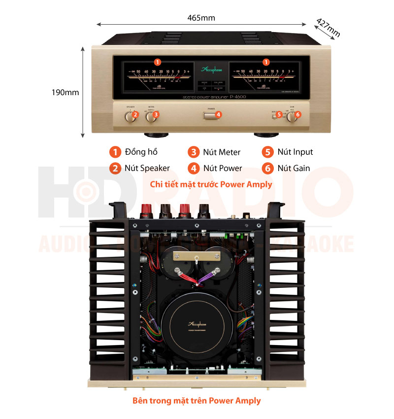 Power Amply Accuphase P-4600