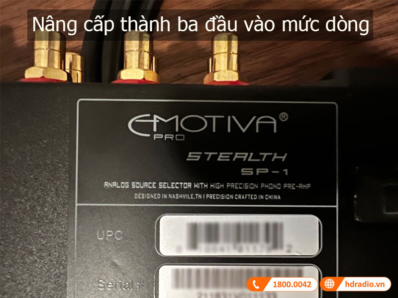 Tinh nang Emotiva SP-1