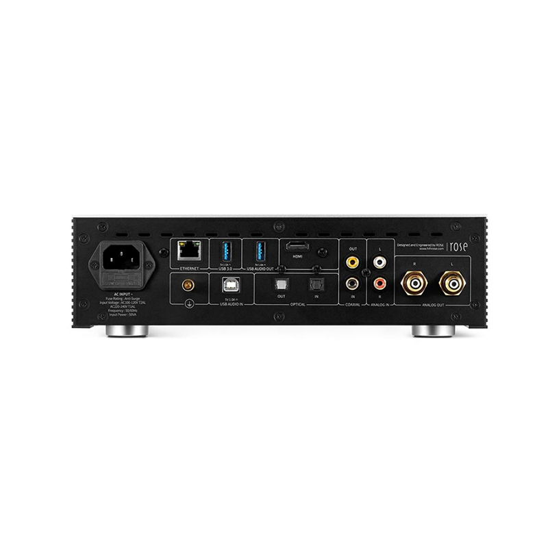 Music Server HiFi Rose RS250, DAC ES9028PRO, Network Streamer, Pre Amply WiFi, Bluetooth 4.0-3