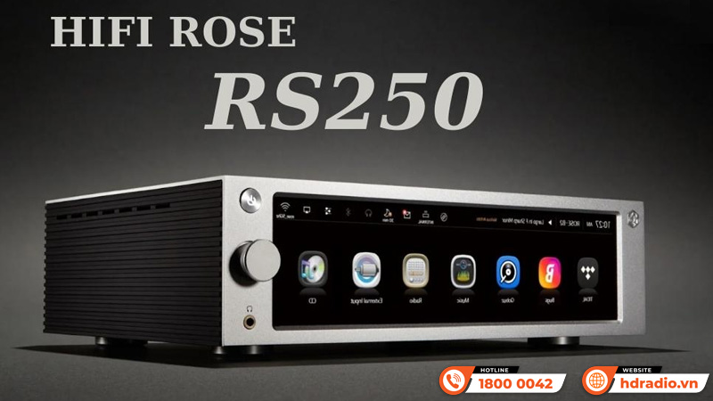Network Preamplifier Hifi Rose RS250