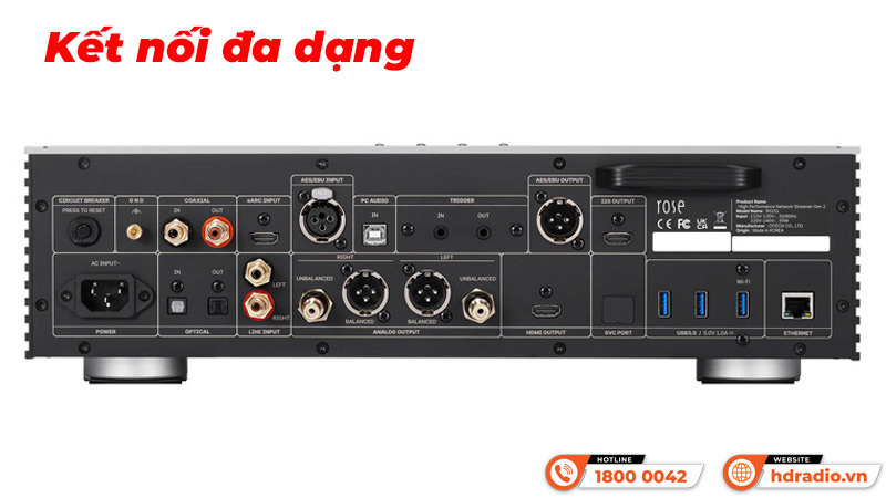 Kết nối Music Server HiFi Rose RS151