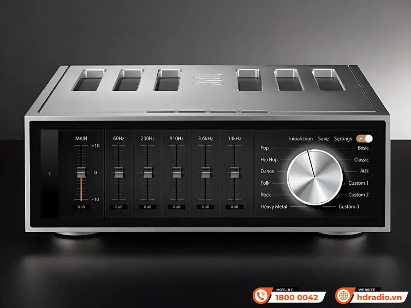 Điều khiển Amply HiFi Rose RS520