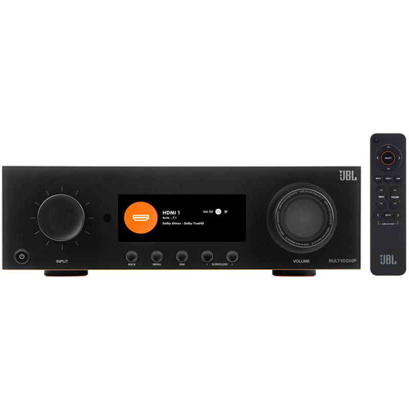 Amply JBL MA7100HP, 7.2 Kênh, 125W/CH (8Ohms), HDMI eARC, Wifi, Bluetooth 5.3, Apple Airplay 2 và Google Chromecast