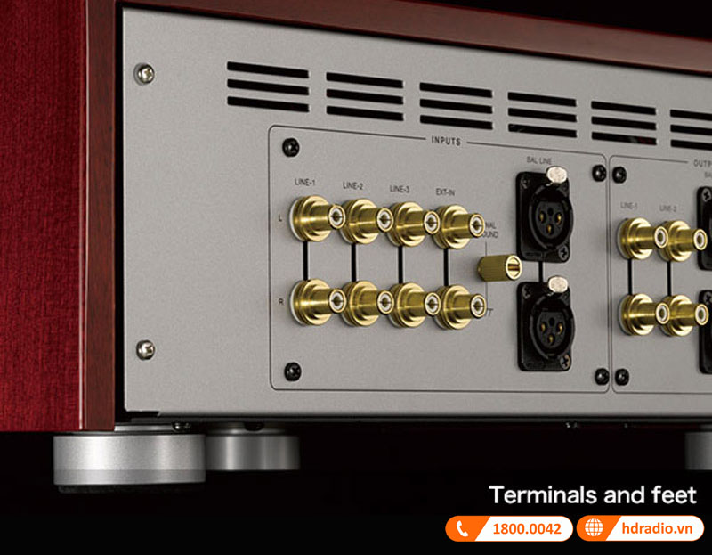 Thiết bị đầu cuối hợp kim và chân gang