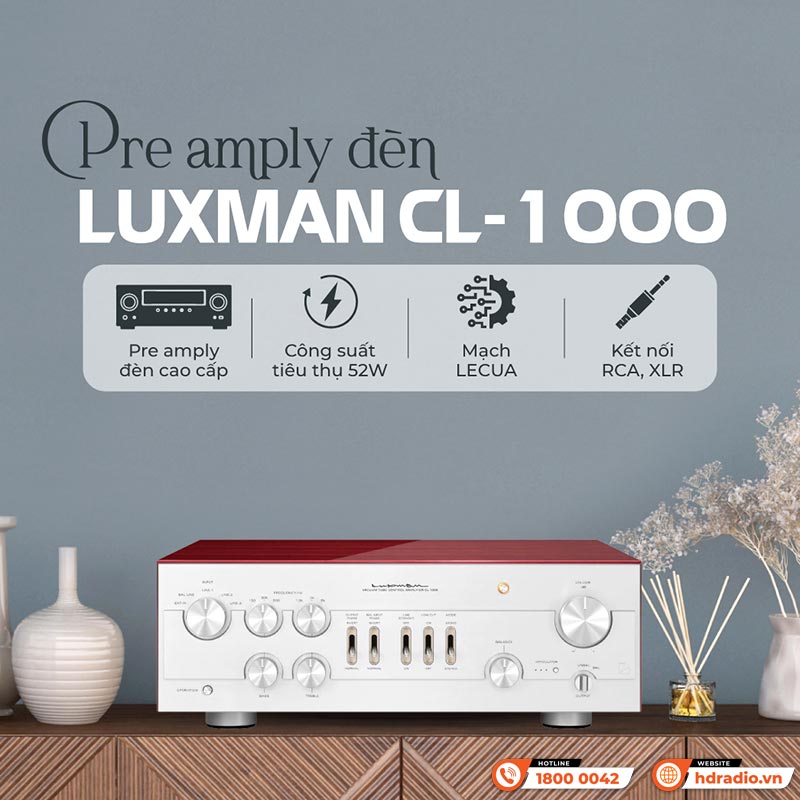Pre Amply đèn Luxman CL-1000