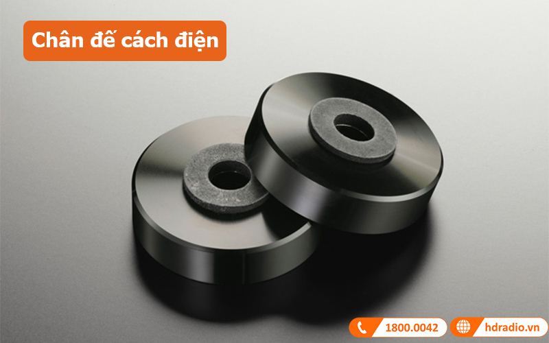 Phono preamply đèn Luxman EQ-500 Chân đế cách điện 