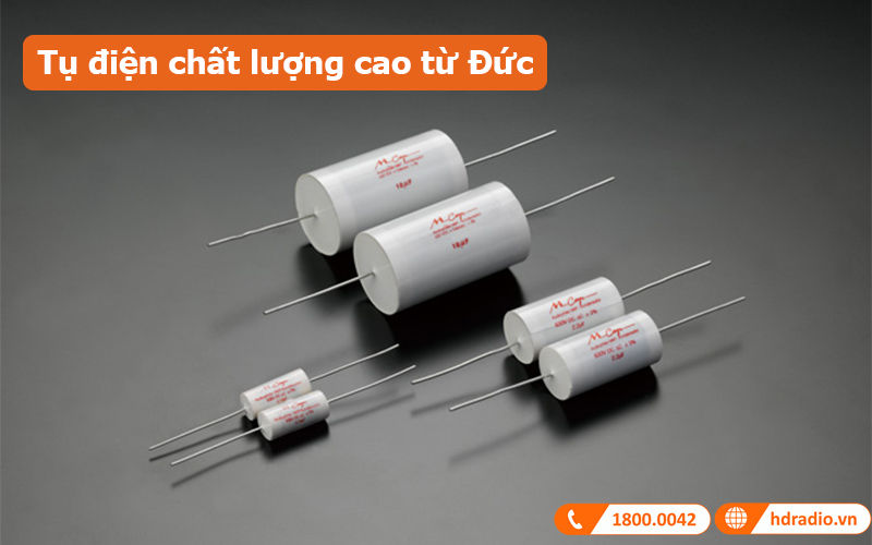 Phono preamply đèn Luxman EQ-500 Tụ điện chất lượng cao từ Đức