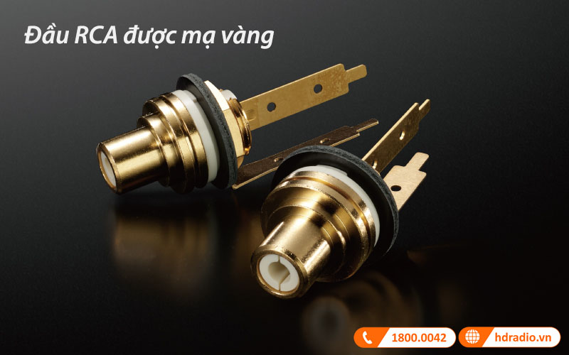 Các đầu vào được làm từ hợp kim đồng