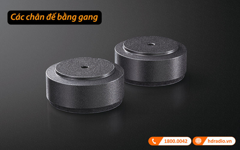 các chân đế bằng ganh giúp amply hoạt động ổn định