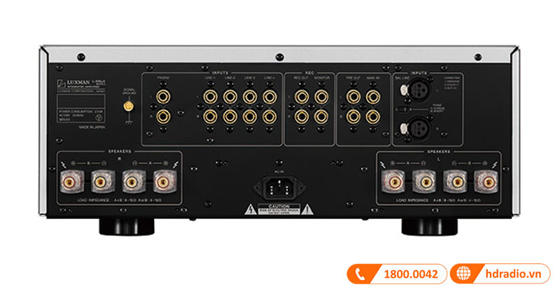 trang bị thêm bộ tiền khuếch đại phono tương thích với hộp mực MC và MM