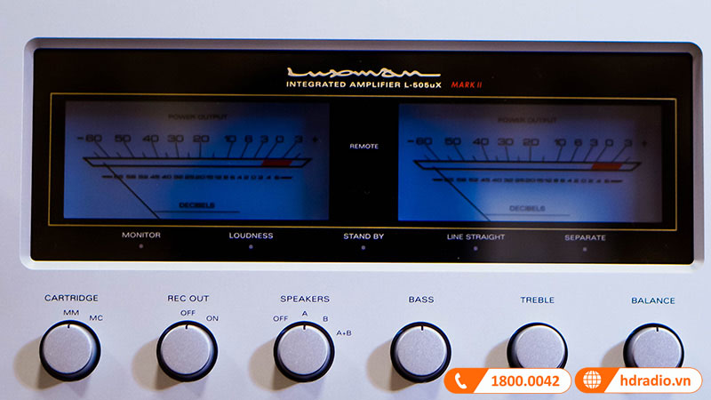 các núm xoay điều khiển và đồng hồ hiển thị