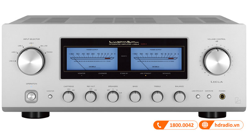 Amply Luxman L505UXII tiên tiến nhiều ưu điểm 