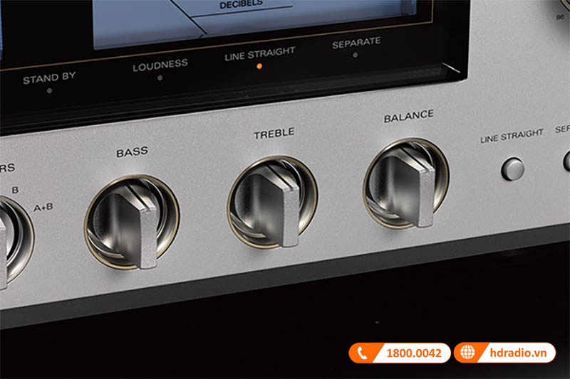 L-507UXlI sử dụng các rơ-le loa công suất lớn