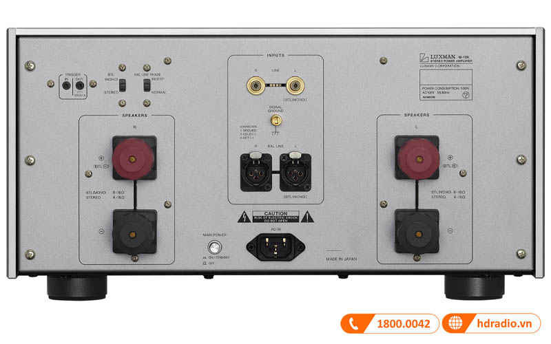 các cổng kết nối trên M-10X