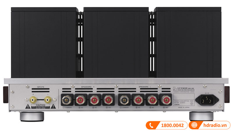 mặt sau Power Amply đèn Luxman MQ-300