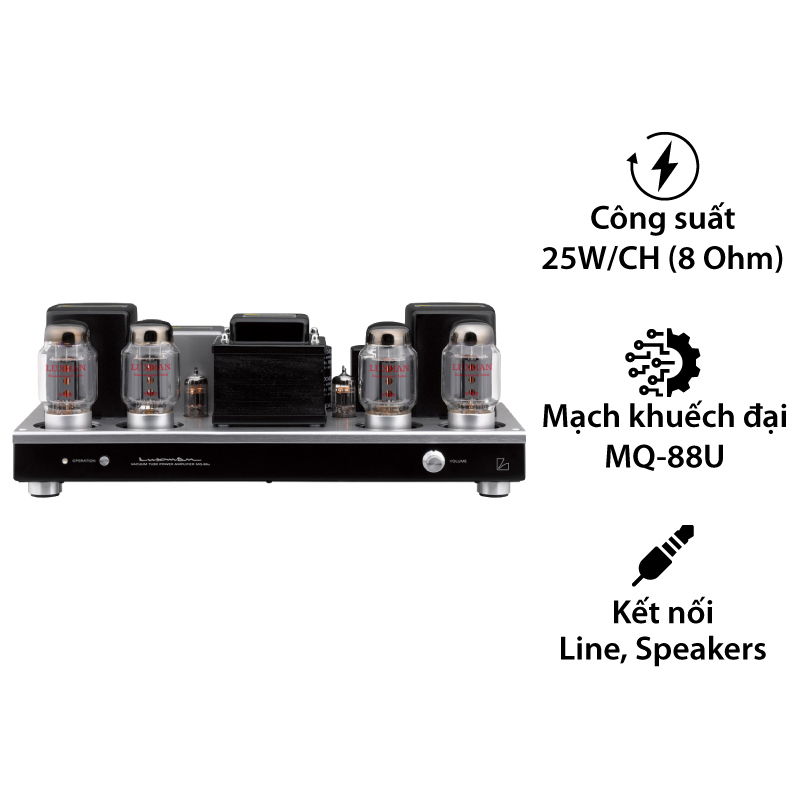 Power Amply đèn Luxman MQ-88uC
