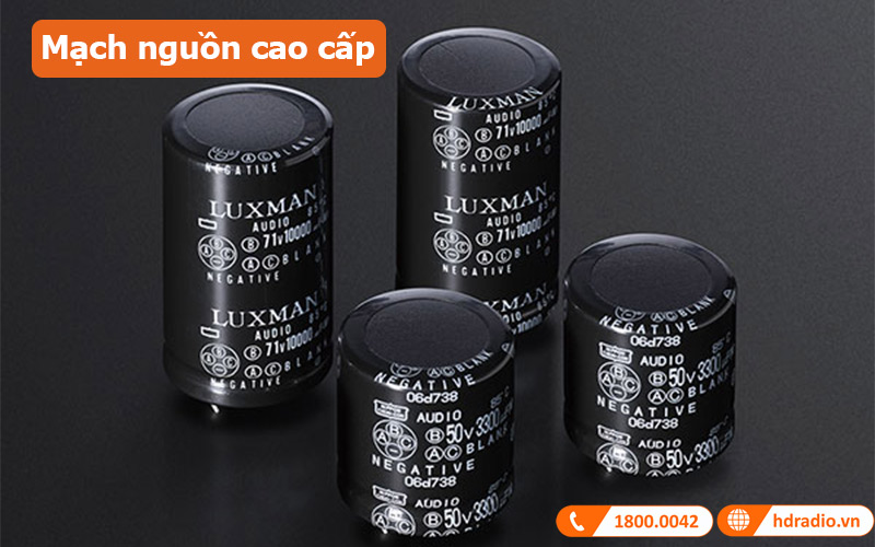 Headphone amply Luxman P-750U MARK II mạch nguồn cao cấp