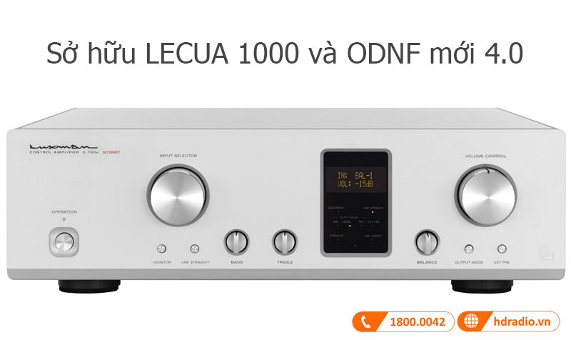 Tinh nang Luxman C-700u