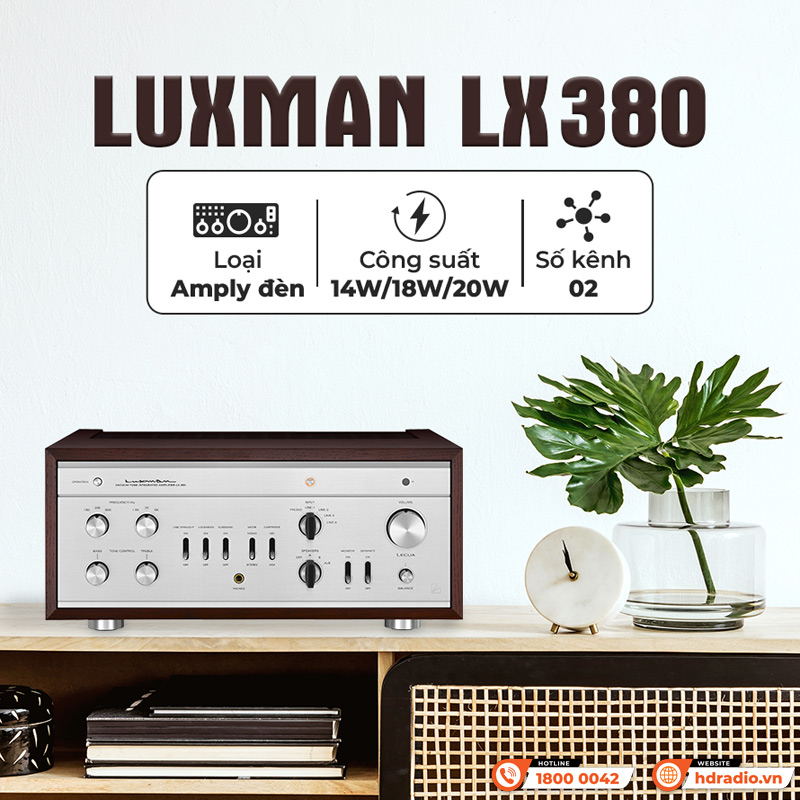 Tính năng của Amply Đèn Luxman LX380