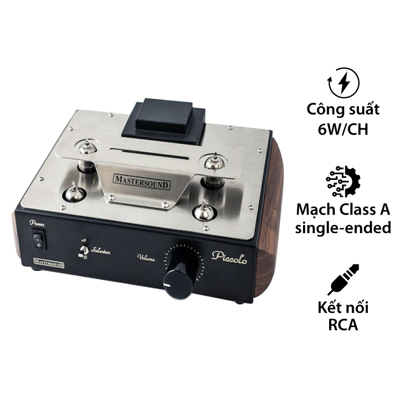 Amply đèn Mastersound Piccolo, 2 Kênh, 6W/CH