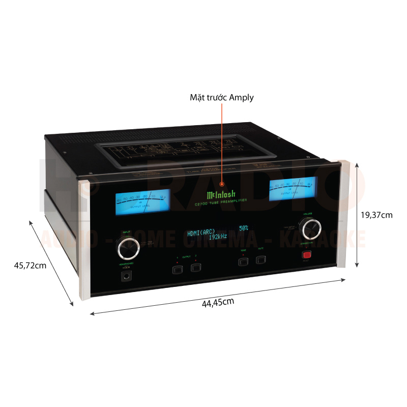 Chú thích Pre Amply McIntosh C2700