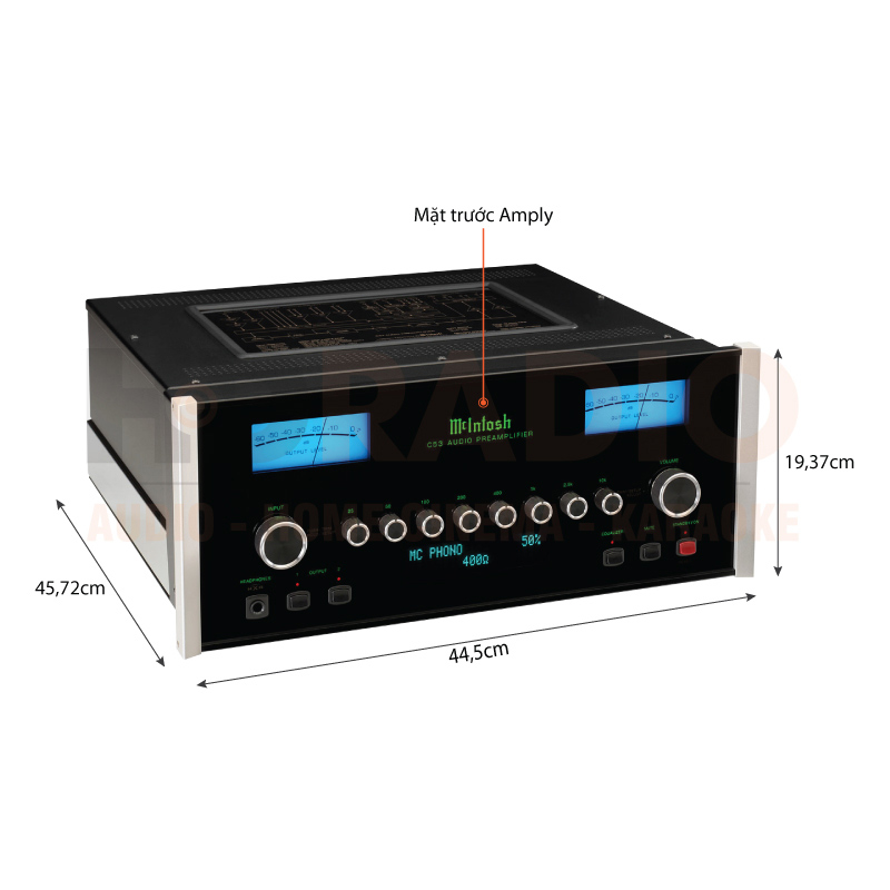 Chú thích Pre Amply McIntosh C53