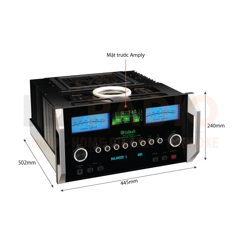 Chú thích Amply McIntosh MA12000