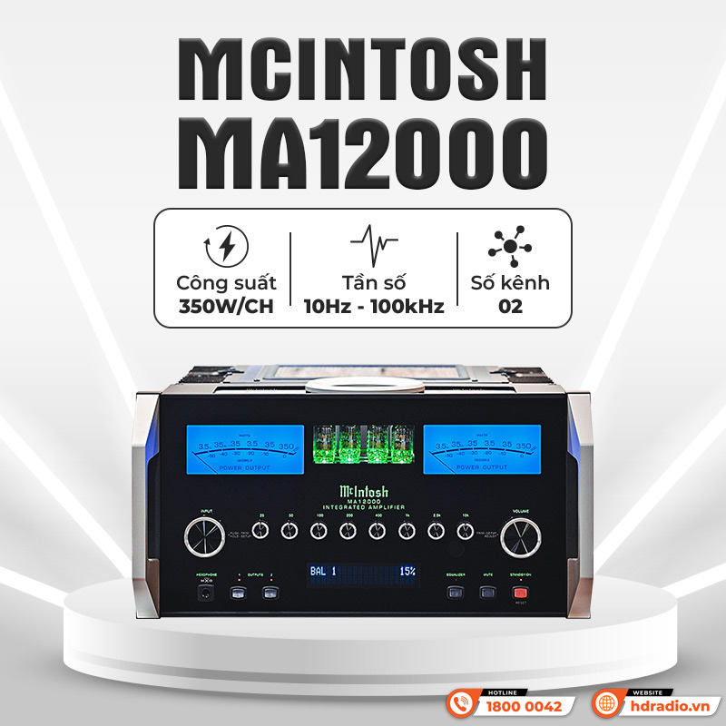 Tính năng của Amply McIntosh MA12000