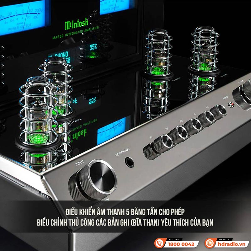 Amply Đèn McIntosh MA352, 2 Kênh, 200W/CH (8 Ohm)-7