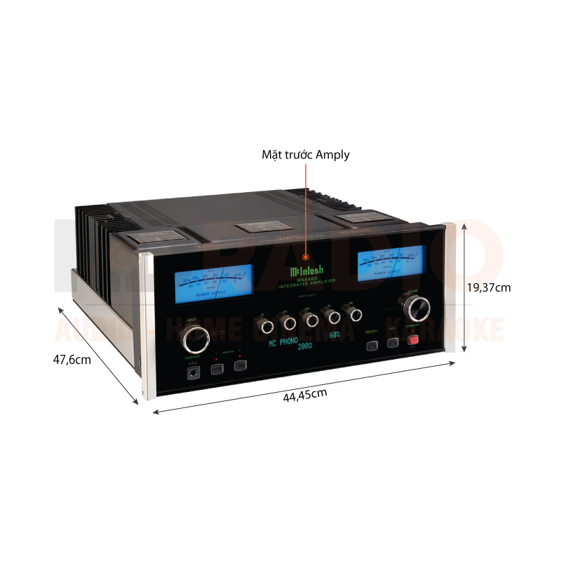 Chú thích Amply McIntosh MA8900