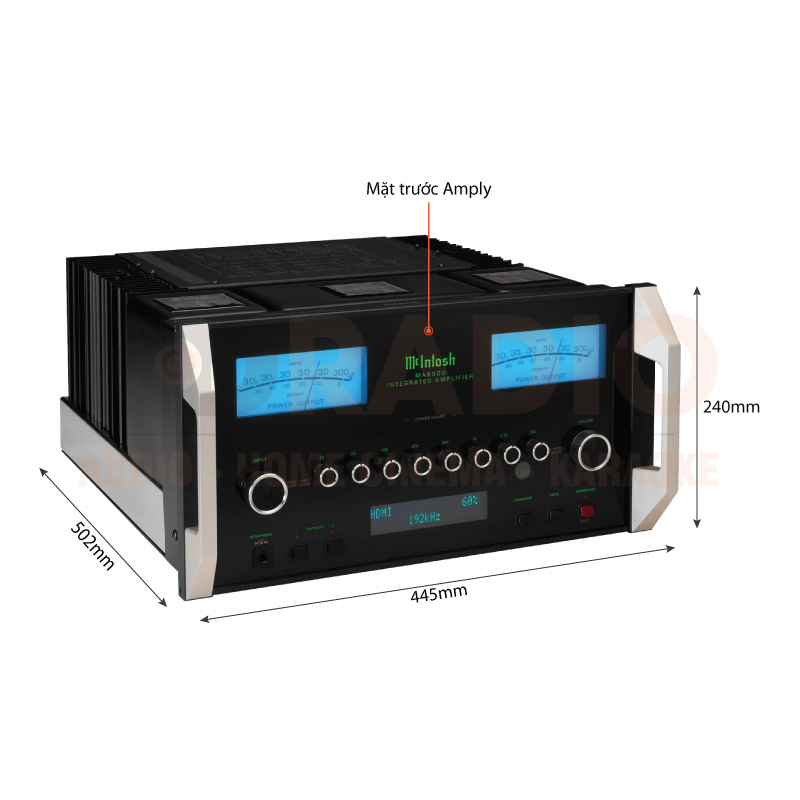 Chú thích Amply McIntosh MA9500